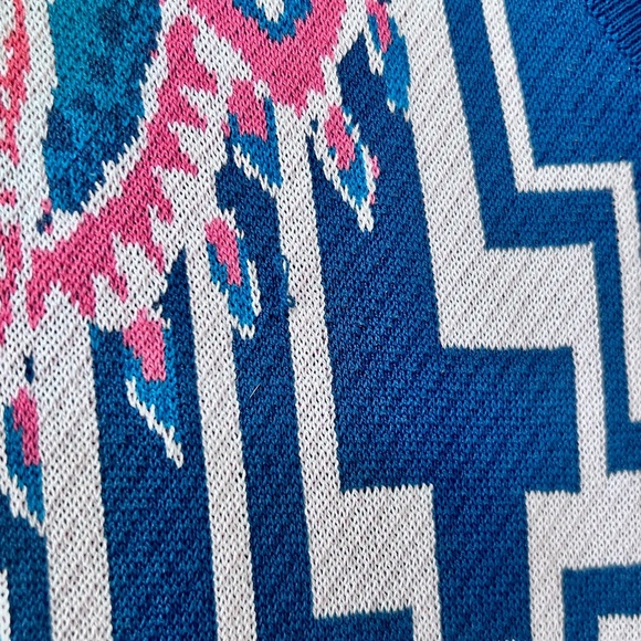 Miami Blue V-neck Sleeveless Dress - Picture 4 of 7